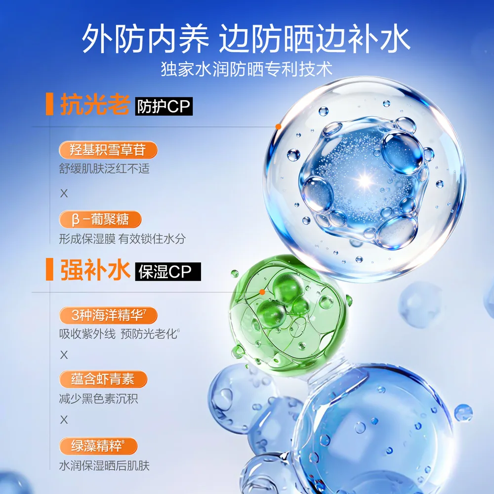 水密码防晒霜SPF50+清爽乳液正装（细节图 2）