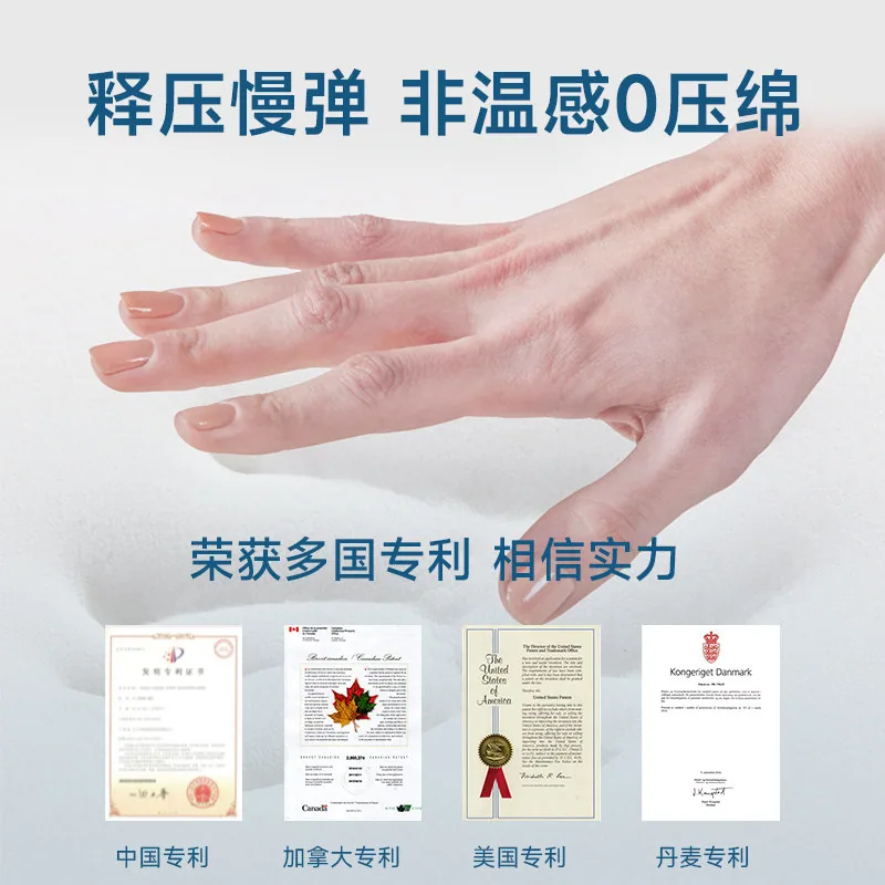梦百合学生宿舍款记忆棉枕头单只装（细节图 2）