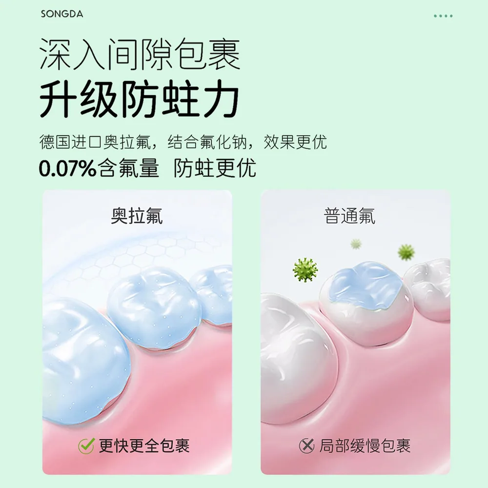 松达巴洛乐成人牙膏100g三支装（细节图 2）