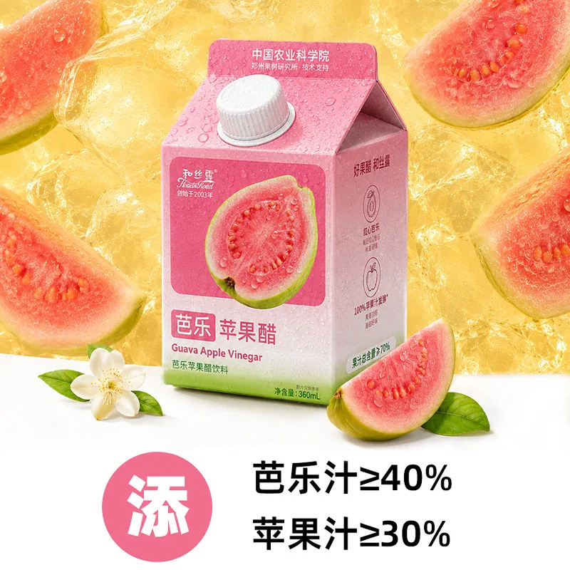 和丝露芭乐苹果醋冰爽饮料360ml六瓶装（细节图 2）