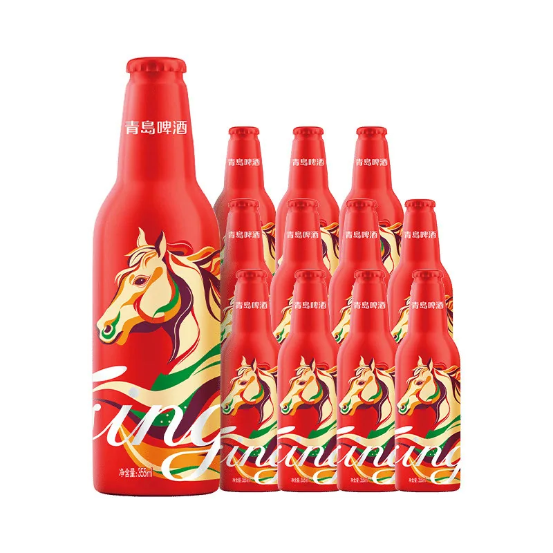 青岛啤酒鸿运当头系列355ml*12瓶整箱（细节图 1）