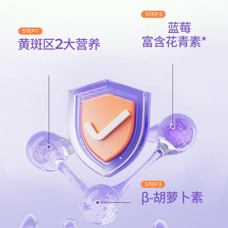 OMEK蓝莓叶黄素小紫瓶一瓶装（细节图 1）