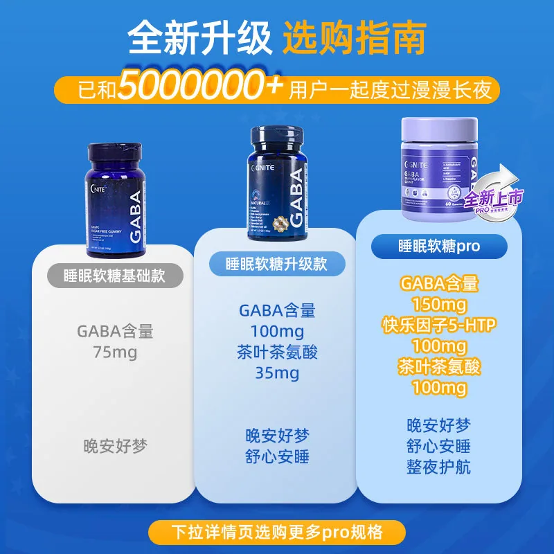 GNITE gaba睡眠软糖