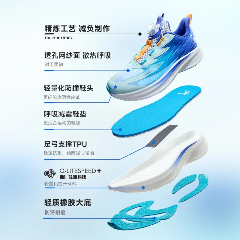 乔丹轻速3儿童运动鞋秋冬款（细节图 1）