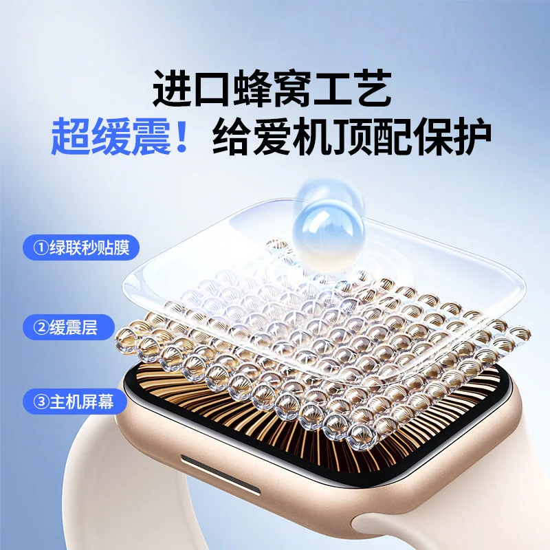 绿联适用iwatch保护膜1片装全胶隐形膜（细节图 2）
