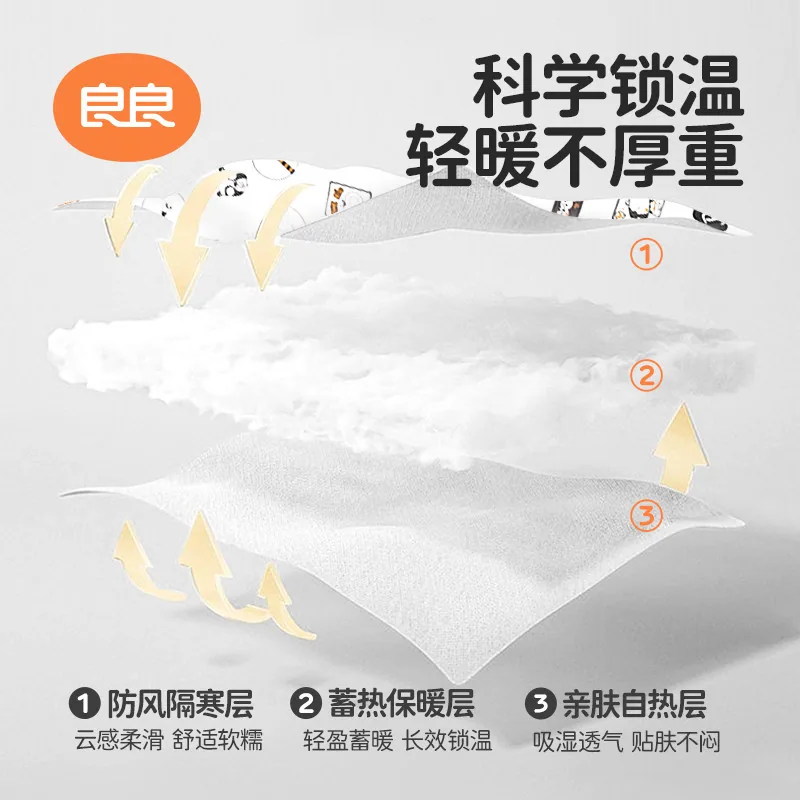 良良婴儿春夏款盖被120×150cm纯棉（细节图 2）