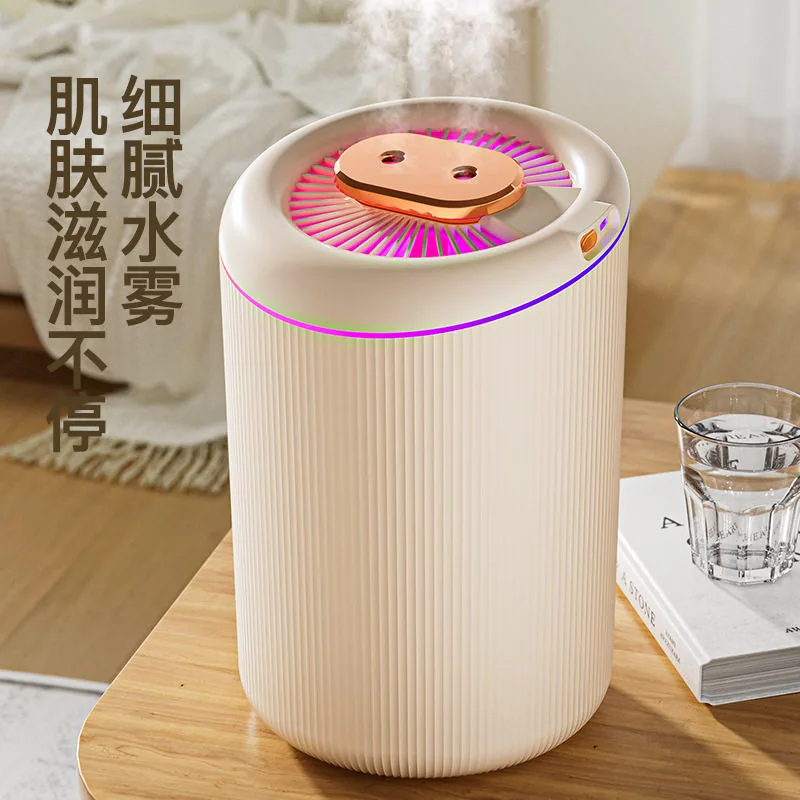 华吉通旺铺七彩单双喷雾加湿器主图（细节图 1）