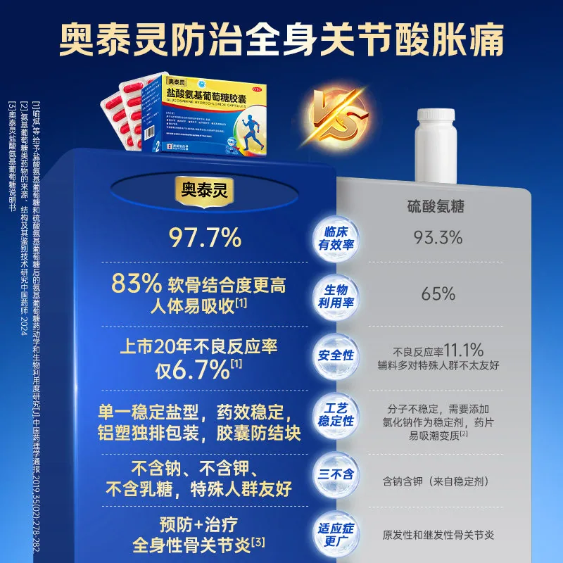 奥泰灵氨糖胶囊180粒香港制造（细节图 2）