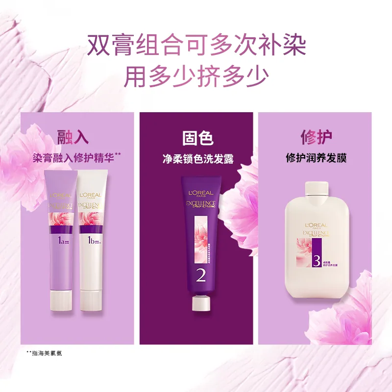 欧莱雅卓韵霜双膏染发剂产品图（细节图 1）