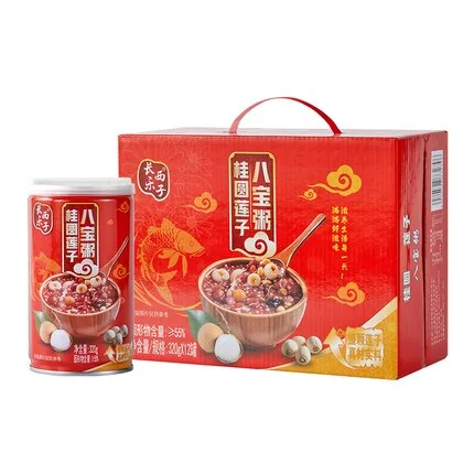 长乐西子桂圆莲子八宝粥320g*12罐整箱（细节图 2）