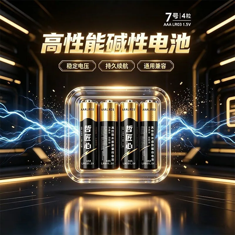 哲匠心碱性电池5号和7号8节组合装（细节图 1）