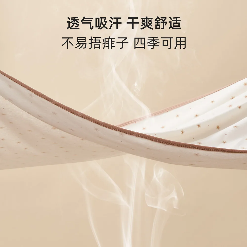 莱茵森母婴纯棉婴儿襁褓巾新生儿包巾（细节图 1）