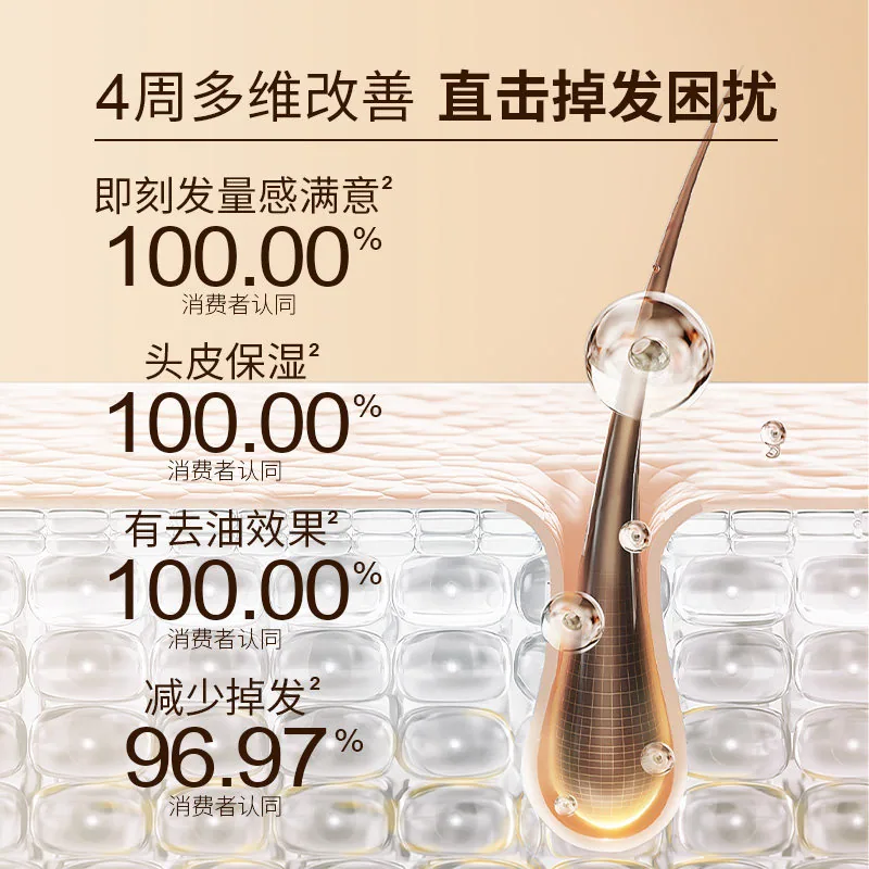 蜂花防脱洗发水九樽固发精华素