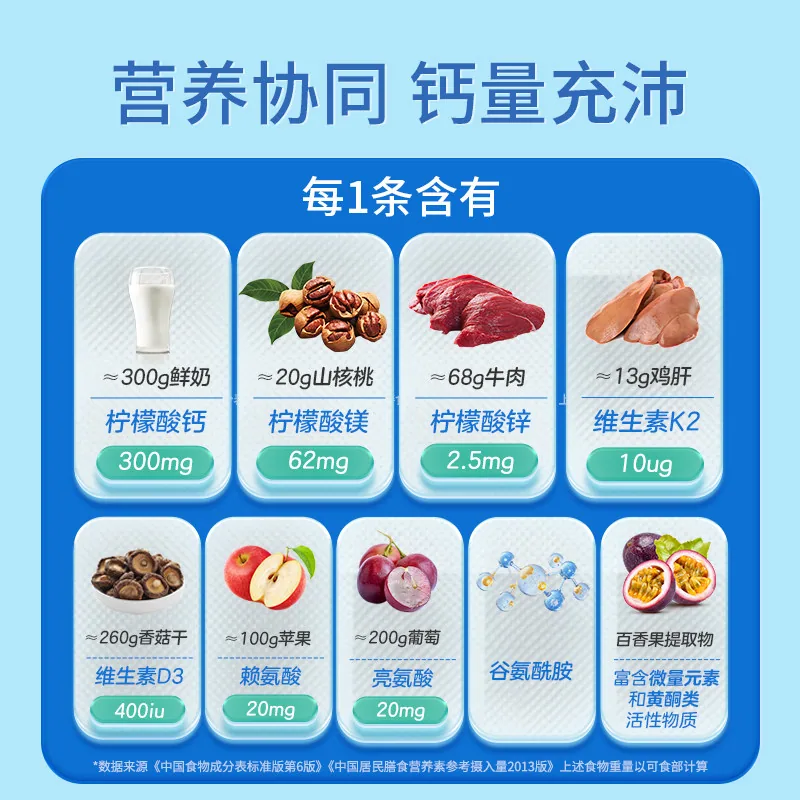 健敏思升级版赖氨酸钙镁锌plus
