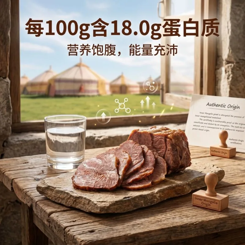 蒙浓草原酱牛肉100g四袋装（细节图 1）