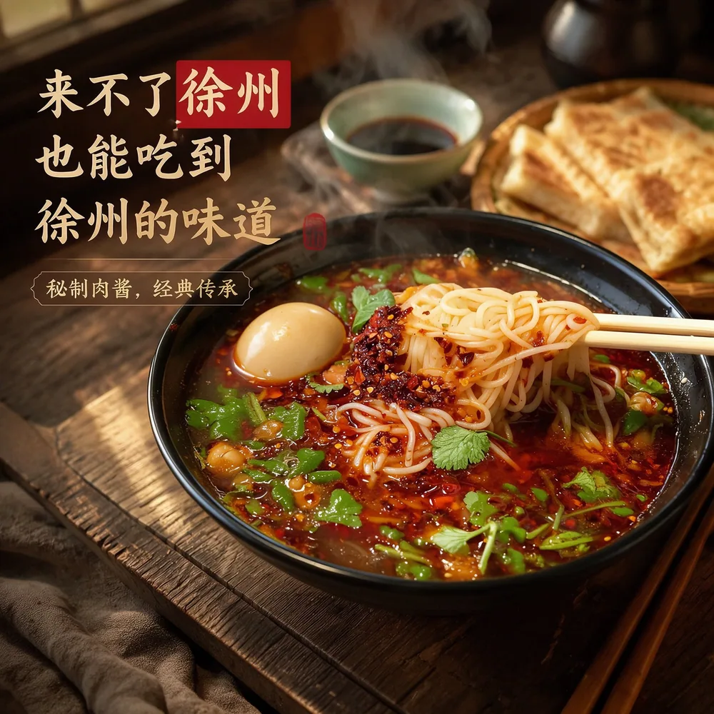 徐州天桥东建国米线肉酱麻酱双料包