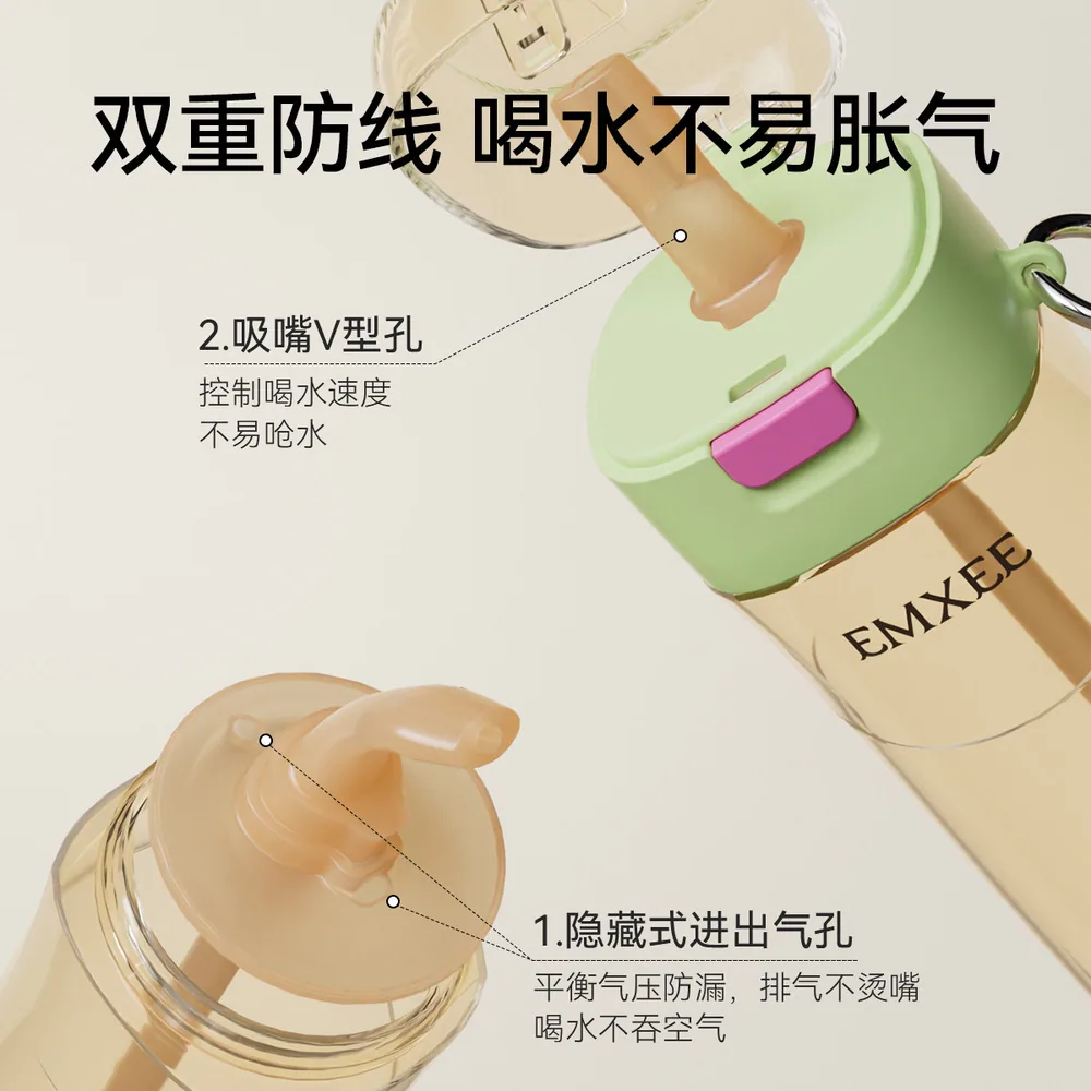 嫚熙孕产妇随行吸管水杯480ml（细节图 2）