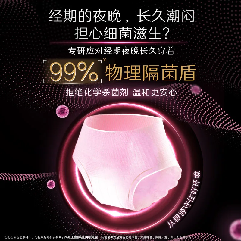 高洁丝透气夜安裤L/XL裤12条