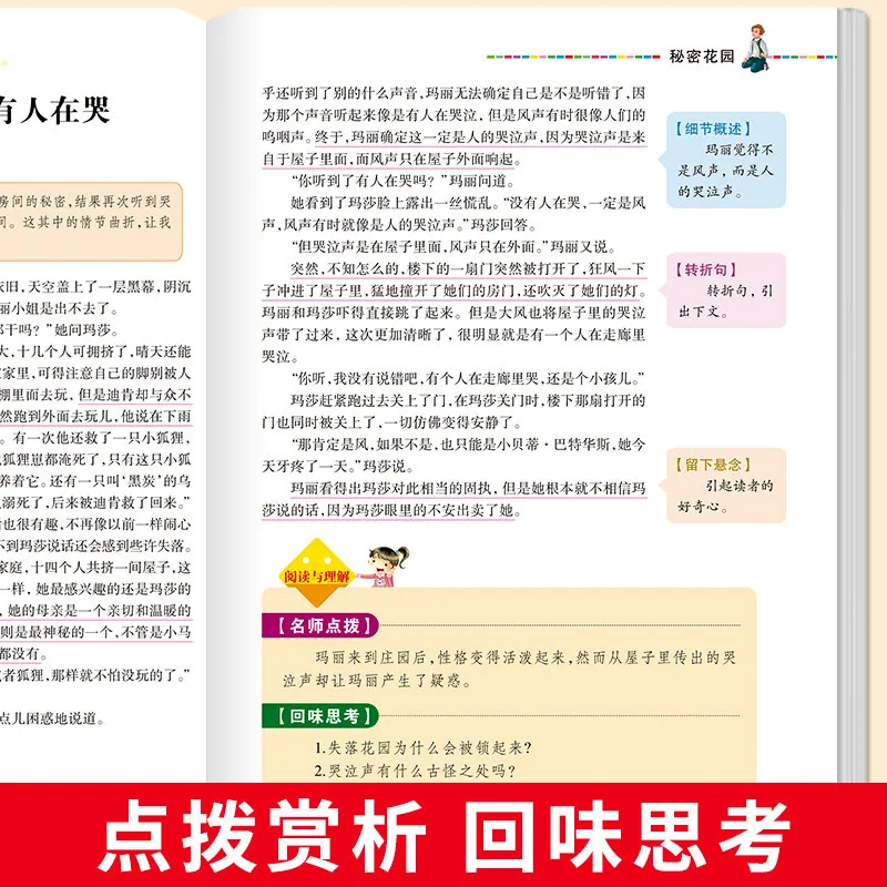 难不倒秘密花园等小学必读书200页大厚本（细节图 2）