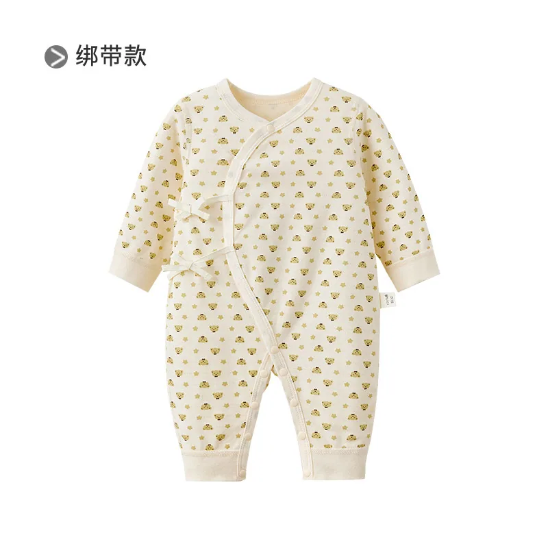 康乐宝贝秋冬纯棉连体衣2件