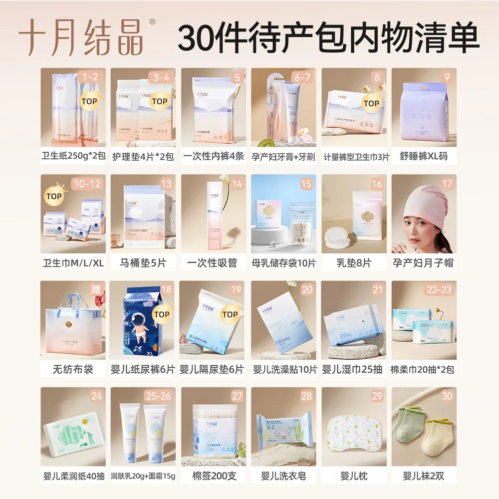 十月结晶母子待产包26件套（细节图 1）
