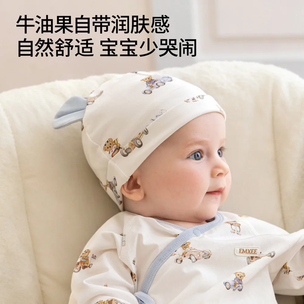 嫚熙婴儿胎帽小月龄软糯亲肤款（细节图 2）