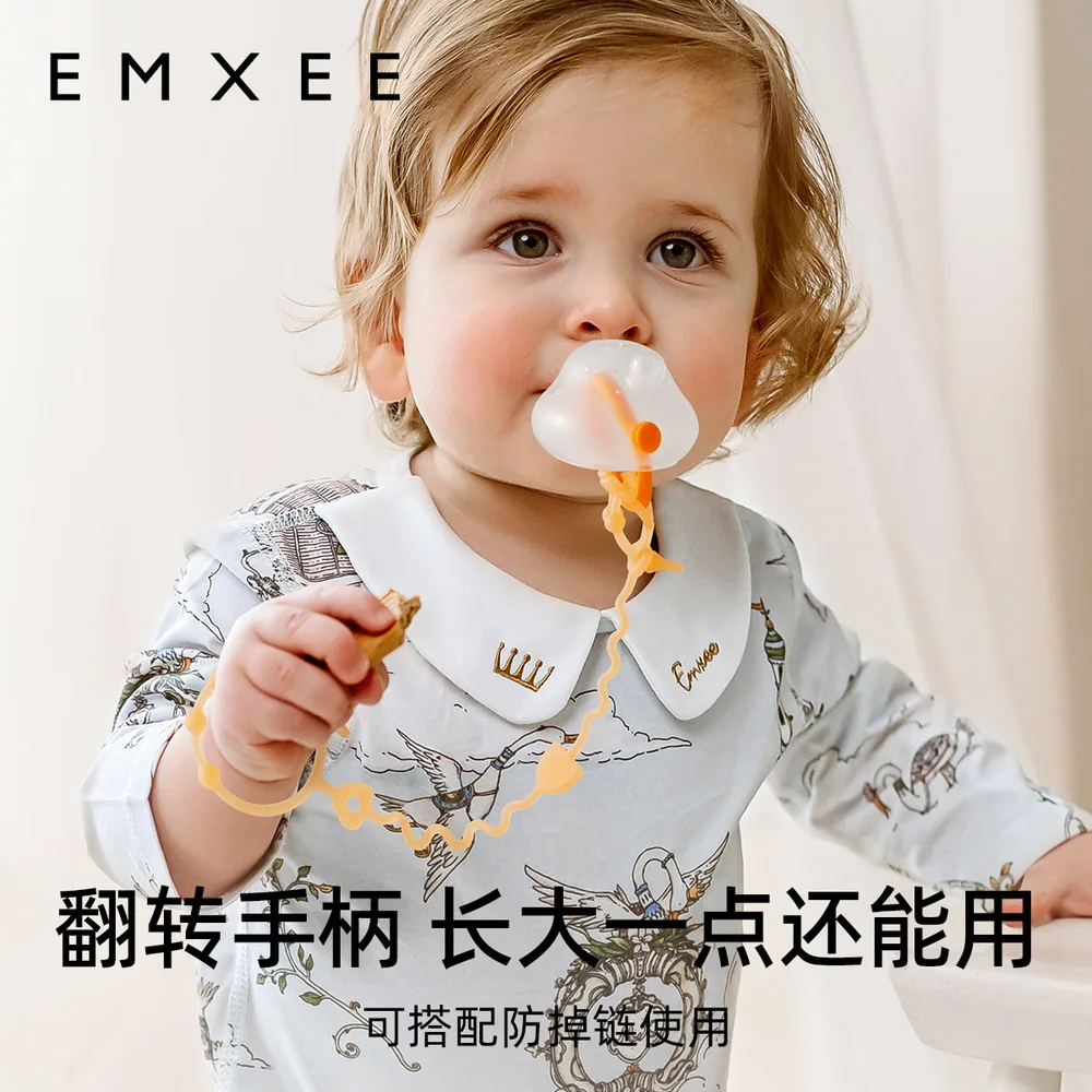 嫚熙婴儿牙胶防吃手磨牙棒硅胶款（细节图 2）
