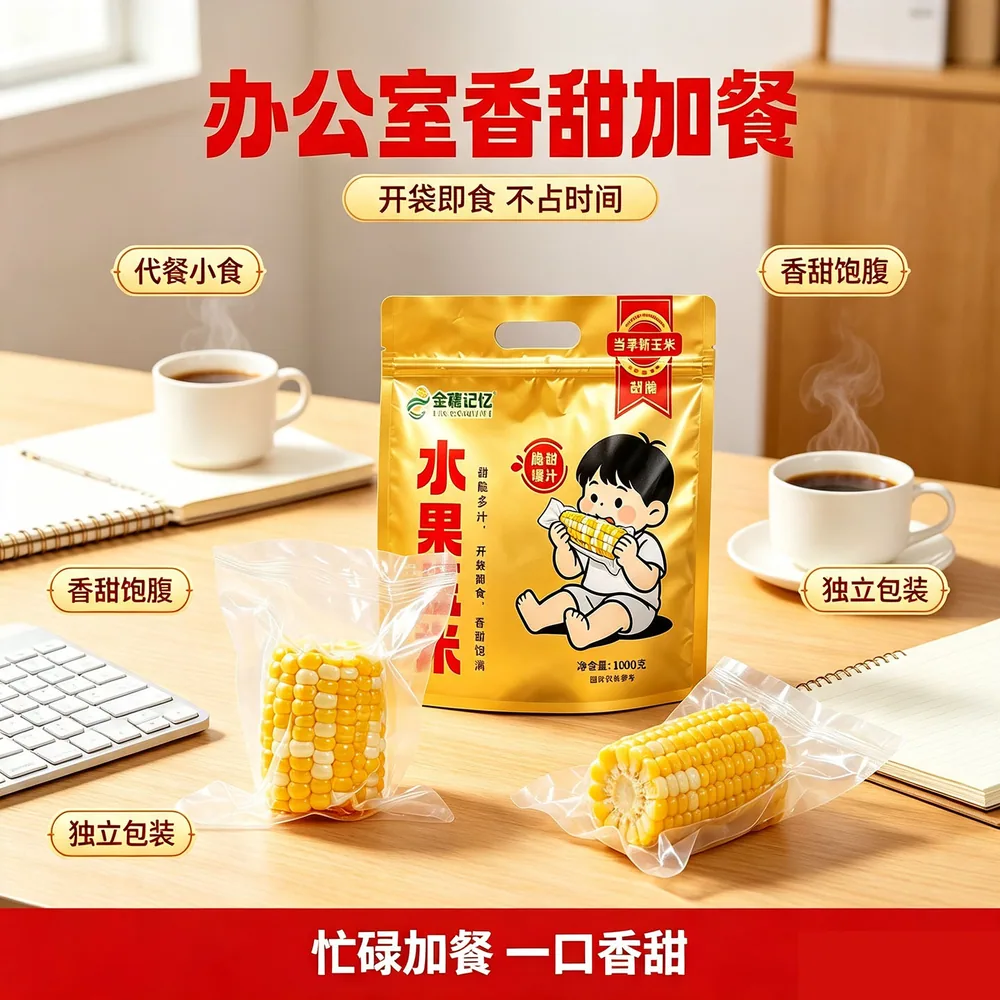 滇老头云南甜玉米一斤装真空袋（细节图 2）