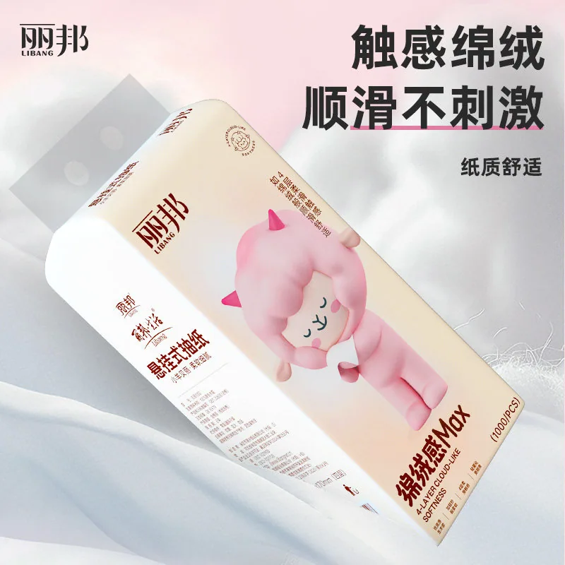 丽邦挂抽抽纸10提整箱