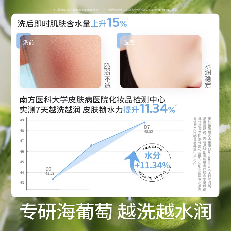 海龟爸爸儿童洗面奶女孩洗脸专用按压瓶（细节图 2）