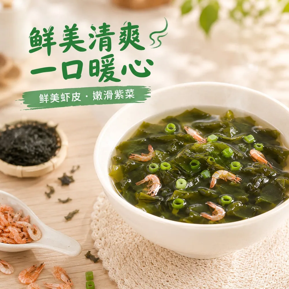 太太笑虾皮裙带菜10包独立装（细节图 1）