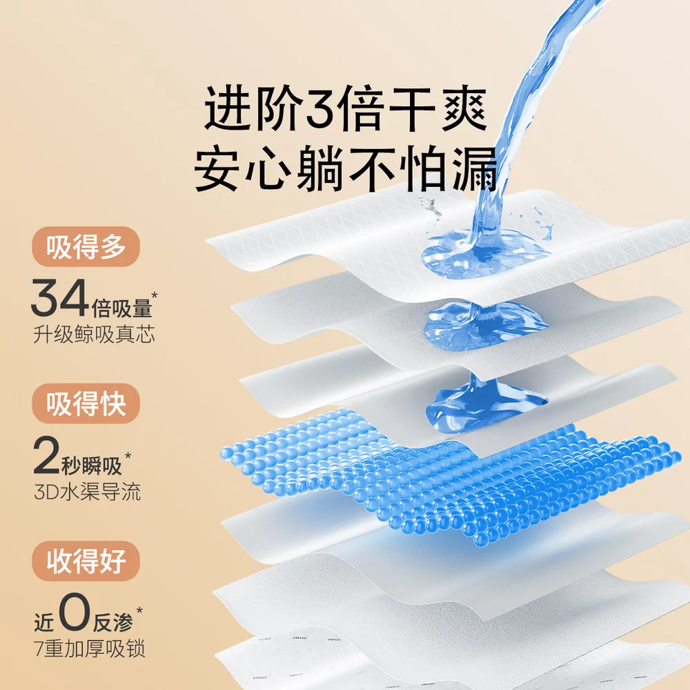 嫚熙红山茶孕妇大号产褥垫（细节图 1）