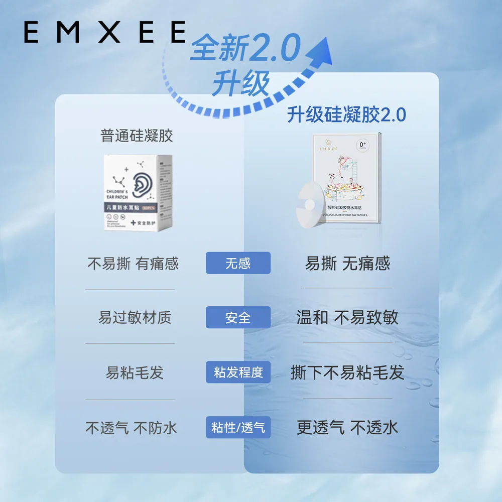 嫚熙婴儿防水耳贴