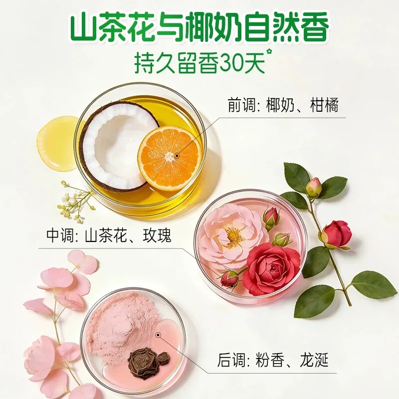 立白花植柔护衣物柔顺剂组合1kg*2瓶+2kg*1瓶（细节图 2）