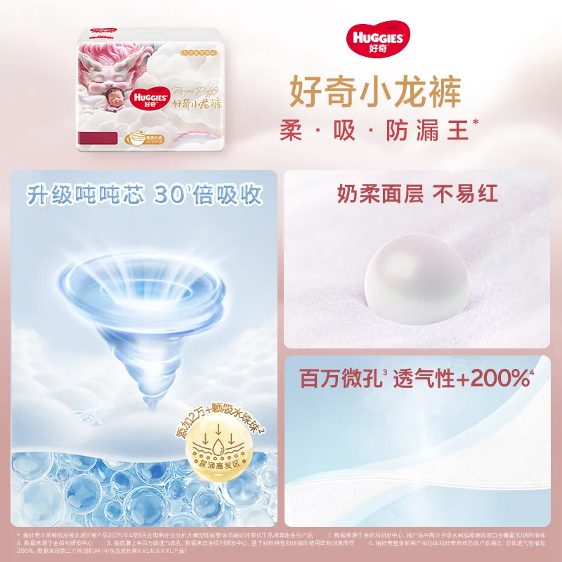 好奇皇家小龙裤纸尿裤成长裤 NB-XXXXL码任选（细节图 1）