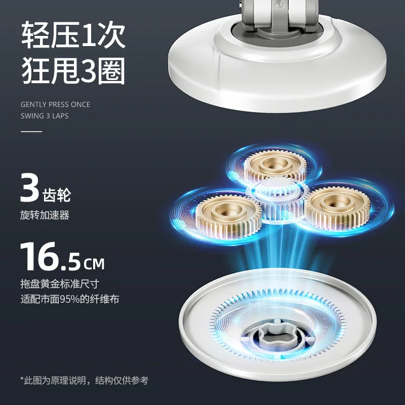 五月花旋转免手洗拖把家用款（细节图 2）