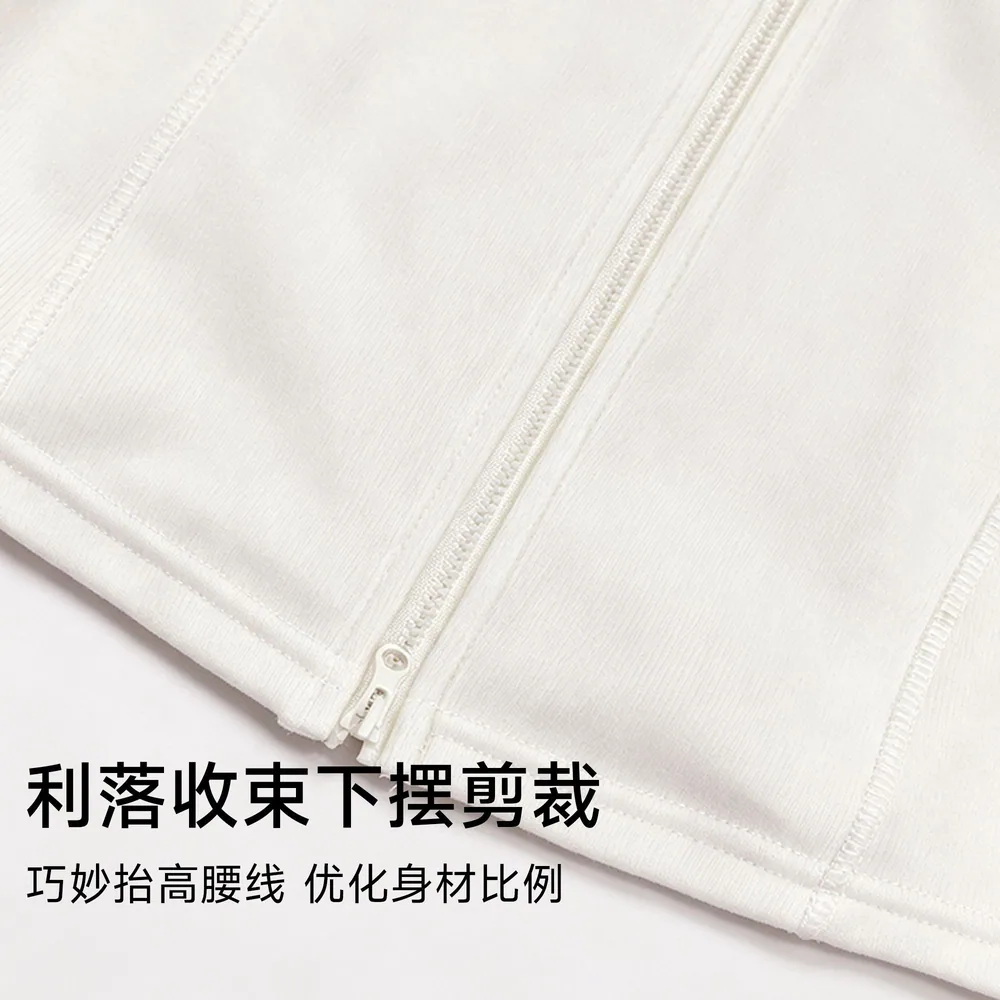 MissWiss半高领双拉链开衫主图（细节图 2）