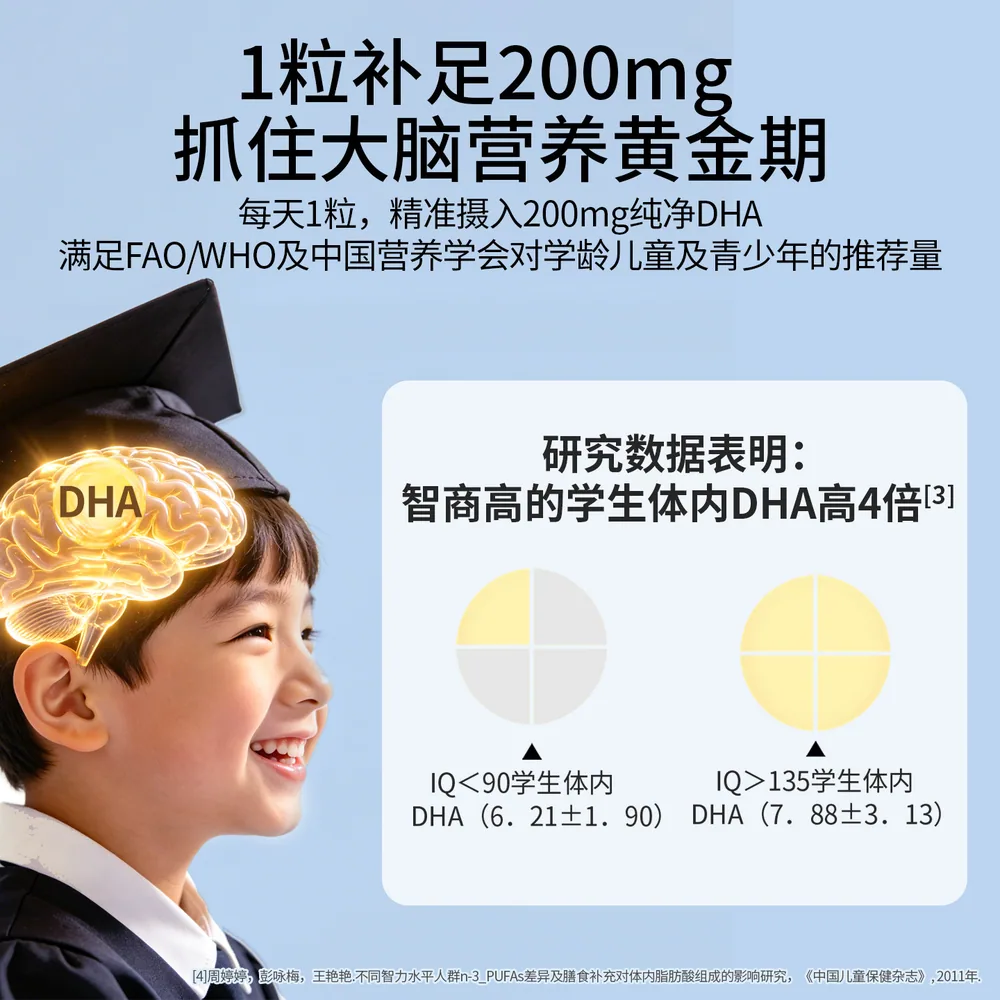 高吉星DHA藻油3盒装产品图（细节图 1）