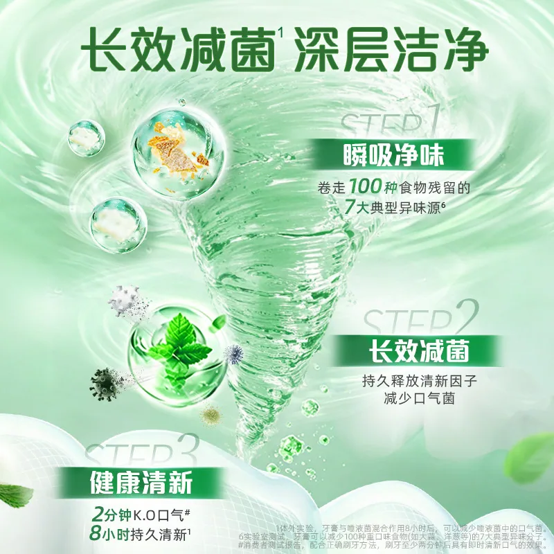 好来双重薄荷牙膏175g三支装（细节图 2）