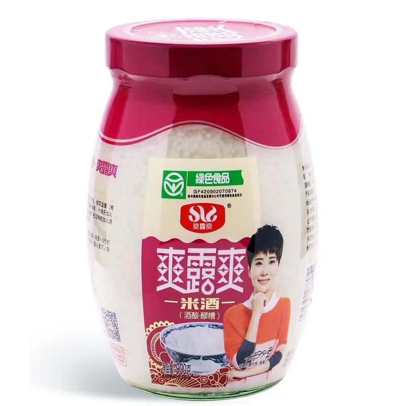 爽露爽甜酒酿醪糟糯米酒900g两罐装（细节图 2）