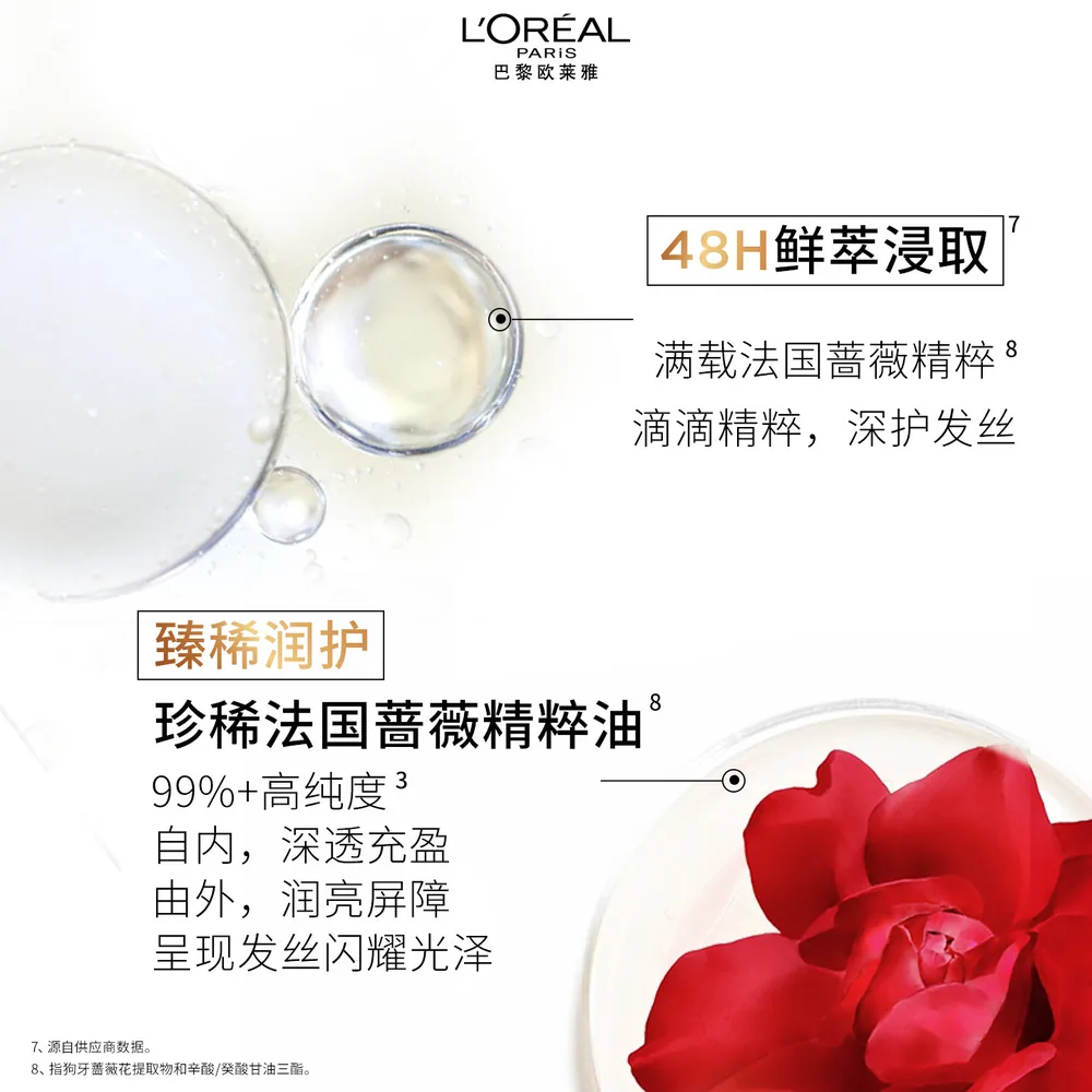 欧莱雅柔顺精油小红瓶护发精油（细节图 2）