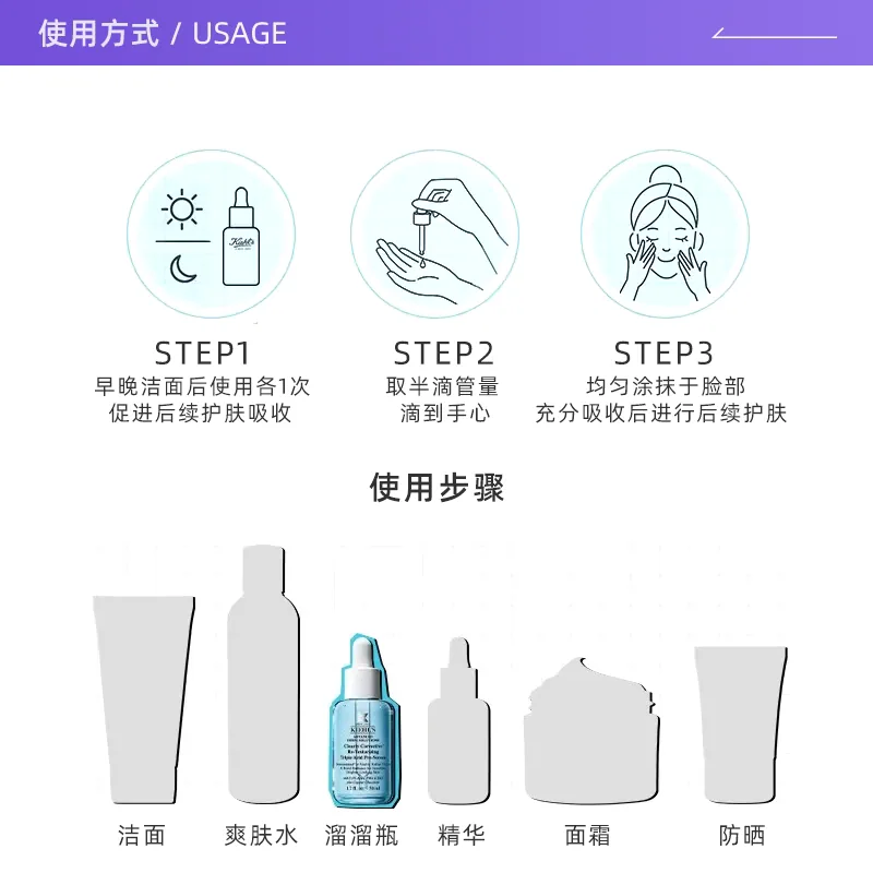 科颜氏精研三酸焕肤溜溜瓶精华30ml主图（细节图 2）