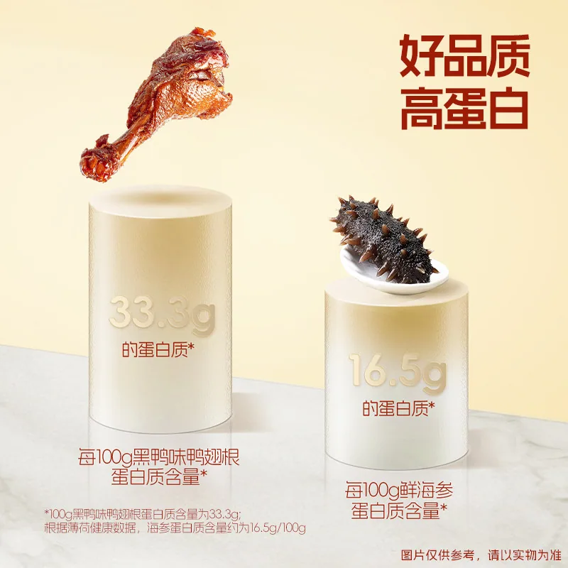 三只松鼠高蛋白鸭翅根鸭480克袋装（细节图 2）