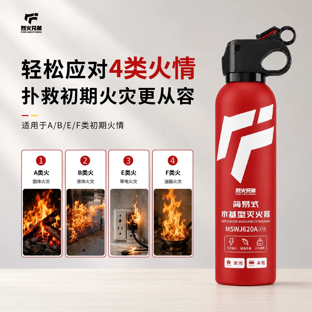 烈火兄弟车载灭火器水基3C认证款（细节图 1）