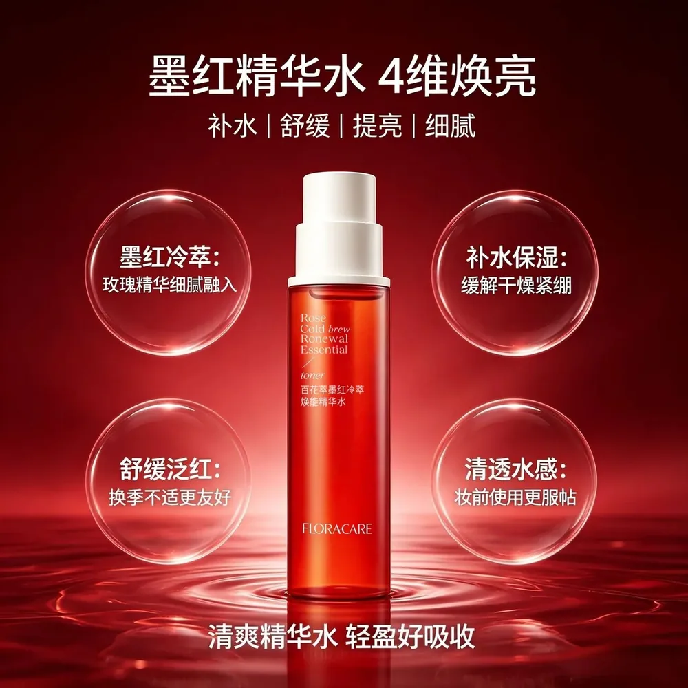 欧诗漫百花萃墨红修护精华水150ml（细节图 2）