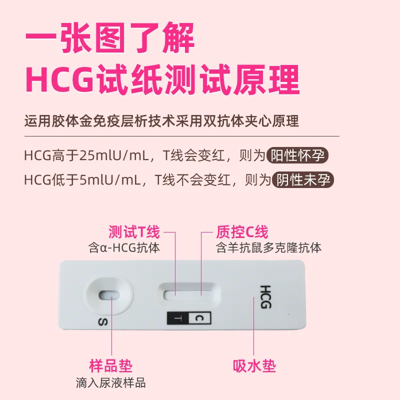 华溯验孕棒早早孕检测试纸排卵试纸一盒装（细节图 1）