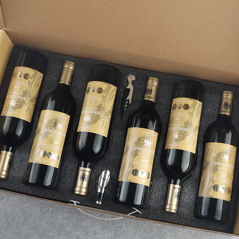 珠淳珍藏干红葡萄酒14度6瓶礼盒装（细节图 2）
