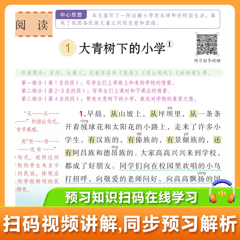黄冈课堂笔记小学语数英人教版封面（细节图 2）