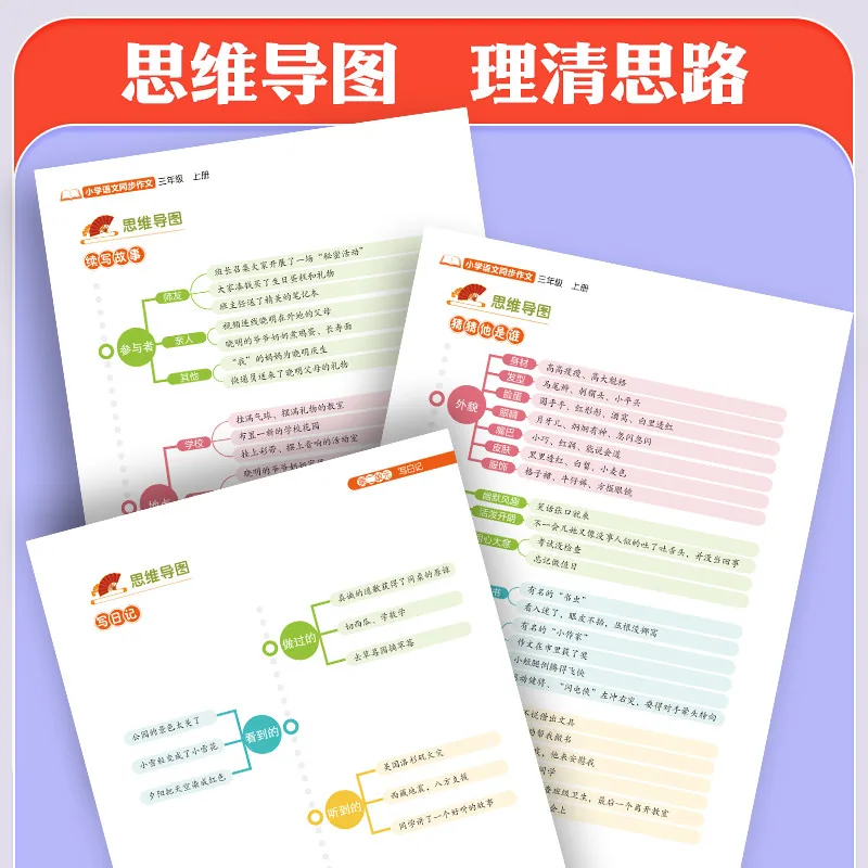 同步作文3-6年级上册人教版封面（细节图 2）