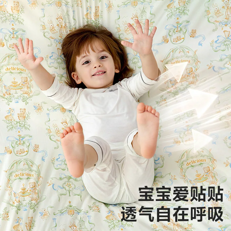 贝谷贝谷婴儿桑蚕丝恒温空调被主图（细节图 2）